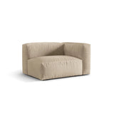 Martina Modulares Sofa Sitzelement, Rechte Seite, Sitztiefe 76 cm, aus Samt, Cord, Boucle oder Strukturstoff, 120x106 cm von Micadoni – Bild 3