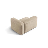 Martina Modulares Sofa Sitzelement, Rechte Seite, Sitztiefe 76 cm, aus Samt, Cord, Boucle oder Strukturstoff, 120x106 cm von Micadoni – Bild 4