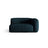 Martina Modulares Sofa Sitzelement, Rechte Seite, Sitztiefe 76 cm, aus Samt in Deep Petrol (Vogue 13), 160x106 cm von Micadoni – Bild 1