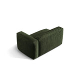 Martina Modulares Sofa Sitzelement, Rechte Seite, Sitztiefe 76 cm, aus Samt in Grün (Vogue 11), 160x106 cm von Micadoni – Bild 4