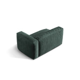 Martina Modulares Sofa Sitzelement, Rechte Seite, Sitztiefe 76 cm, aus Samt in Petrol (Vogue 12), 160x106 cm von Micadoni – Bild 4