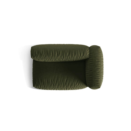 Martina Modulares Sofa Sitzelement, Rechte Seite, Sitztiefe 76 cm, aus Strukturierter Stoff in Grün (Boston Forest), 160x106 cm von Micadoni – Bild 5