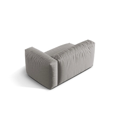Martina Modulares Sofa Sitzelement, Rechte Seite, Sitztiefe 76 cm, aus Strukturierter Stoff in Hellgrau (Boston Light Grey), 160x106 cm von Micadoni – Bild 4