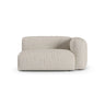 Martina Modulares Sofa Sitzelement, Rechte Seite, Sitztiefe 90 cm, aus Boucle in Beige (Monet Sand), 160x120 cm von Micadoni – Bild 1