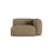 Martina Modulares Sofa Sitzelement, Rechte Seite, Sitztiefe 90 cm, aus Boucle in Cappuccino (Monet Cappucino), 120x120 cm von Micadoni – Bild 1