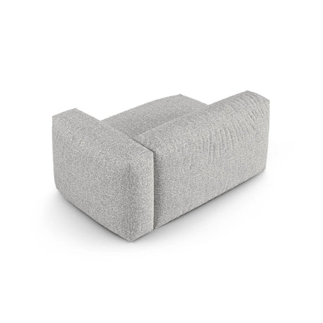 Martina Modulares Sofa Sitzelement, Rechte Seite, Sitztiefe 90 cm, aus Boucle in Silber (Monet Silver), 160x120 cm von Micadoni – Bild 4
