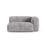 Martina Modulares Sofa Sitzelement, Rechte Seite, Sitztiefe 90 cm, aus Cord in Hellgrau (Tilia 86), 160x120 cm von Micadoni – Bild 1