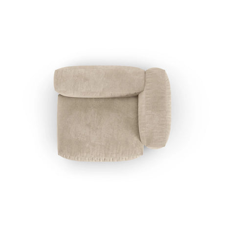 Martina Modulares Sofa Sitzelement, Rechte Seite, Sitztiefe 90 cm, aus Samt, Cord, Boucle oder Strukturstoff, 120x120 cm von Micadoni – Bild 5