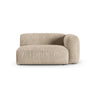 Martina Modulares Sofa Sitzelement, Rechte Seite, Sitztiefe 90 cm, aus Samt, Cord, Boucle oder Strukturstoff, 160x120 cm von Micadoni – Bild 1