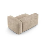 Martina Modulares Sofa Sitzelement, Rechte Seite, Sitztiefe 90 cm, aus Samt, Cord, Boucle oder Strukturstoff, 160x120 cm von Micadoni – Bild 4