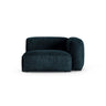 Martina Modulares Sofa Sitzelement, Rechte Seite, Sitztiefe 90 cm, aus Samt in Deep Petrol (Vogue 13), 120x120 cm von Micadoni – Bild 1