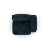 Martina Modulares Sofa Sitzelement, Rechte Seite, Sitztiefe 90 cm, aus Samt in Deep Petrol (Vogue 13), 120x120 cm von Micadoni – Bild 5