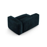 Martina Modulares Sofa Sitzelement, Rechte Seite, Sitztiefe 90 cm, aus Samt in Deep Petrol (Vogue 13), 160x120 cm von Micadoni – Bild 4