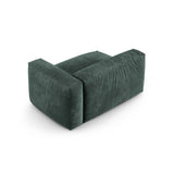 Martina Modulares Sofa Sitzelement, Rechte Seite, Sitztiefe 90 cm, aus Samt in Petrol (Vogue 12), 160x120 cm von Micadoni – Bild 4