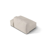 Martina Modulares Sofa Sitzelement, Rechte Seite, aus Boucle in Beige (Monet Sand), 133x106 cm
 von Micadoni – Bild 4
