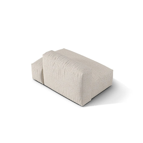 Martina Modulares Sofa Sitzelement, Rechte Seite, aus Boucle in Beige (Monet Sand), 133x106 cm
 von Micadoni – Bild 4