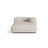 Martina Modulares Sofa Sitzelement, Rechte Seite, aus Boucle in Beige (Monet Sand), 176x120 cm von Micadoni – Bild 1
