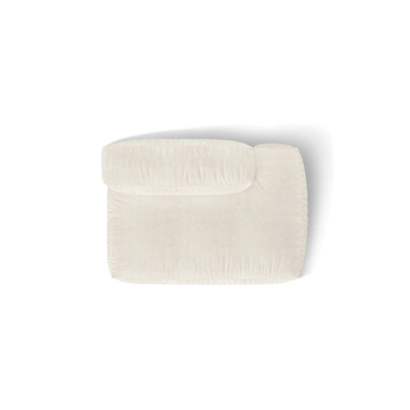 Martina Modulares Sofa Sitzelement, Rechte Seite, aus Boucle in Elfenbein (Monet Nata), 133x106 cm
 von Micadoni – Bild 5