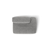 Martina Modulares Sofa Sitzelement, Rechte Seite, aus Boucle in Graphit (Monet Graphite), 133x106 cm
 von Micadoni – Bild 5