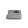 Martina Modulares Sofa Sitzelement, Rechte Seite, aus Boucle in Graphit (Monet Graphite), 176x120 cm von Micadoni – Bild 1