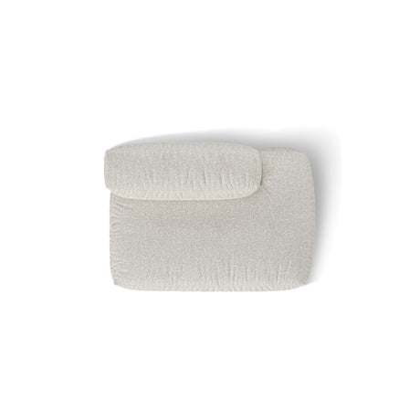 Martina Modulares Sofa Sitzelement, Rechte Seite, aus Boucle in Grau Beige meliert (Monet Pearl), 133x106 cm
 von Micadoni – Bild 5