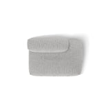 Martina Modulares Sofa Sitzelement, Rechte Seite, aus Boucle in Silber (Monet Silver), 133x106 cm
 von Micadoni – Bild 5
