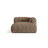 Martina Modulares Sofa Sitzelement, Rechte Seite, aus Cord in Acorn (Tilia 17), 176x120 cm von Micadoni – Bild 1