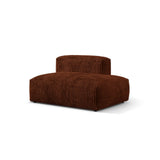 Martina Modulares Sofa Sitzelement, Rechte Seite, aus Cord in Brick (Tilia 52), 133x106 cm
 von Micadoni – Bild 3