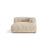 Martina Modulares Sofa Sitzelement, Rechte Seite, aus Cord in Leichtes Beige (Tilia 03), 176x120 cm von Micadoni – Bild 1
