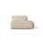 Martina Modulares Sofa Sitzelement, Rechte Seite, aus Samt, Cord, Boucle oder Strukturstoff, 133x106 cm von Micadoni – Bild 1