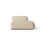 Martina Modulares Sofa Sitzelement, Rechte Seite, aus Samt, Cord, Boucle oder Strukturstoff, 133x106 cm von Micadoni – Bild 1