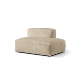 Martina Modulares Sofa Sitzelement, Rechte Seite, aus Samt, Cord, Boucle oder Strukturstoff, 133x106 cm von Micadoni – Bild 3