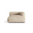 Martina Modulares Sofa Sitzelement, Rechte Seite, aus Samt, Cord, Boucle oder Strukturstoff, 176x120 cm von Micadoni – Bild 1
