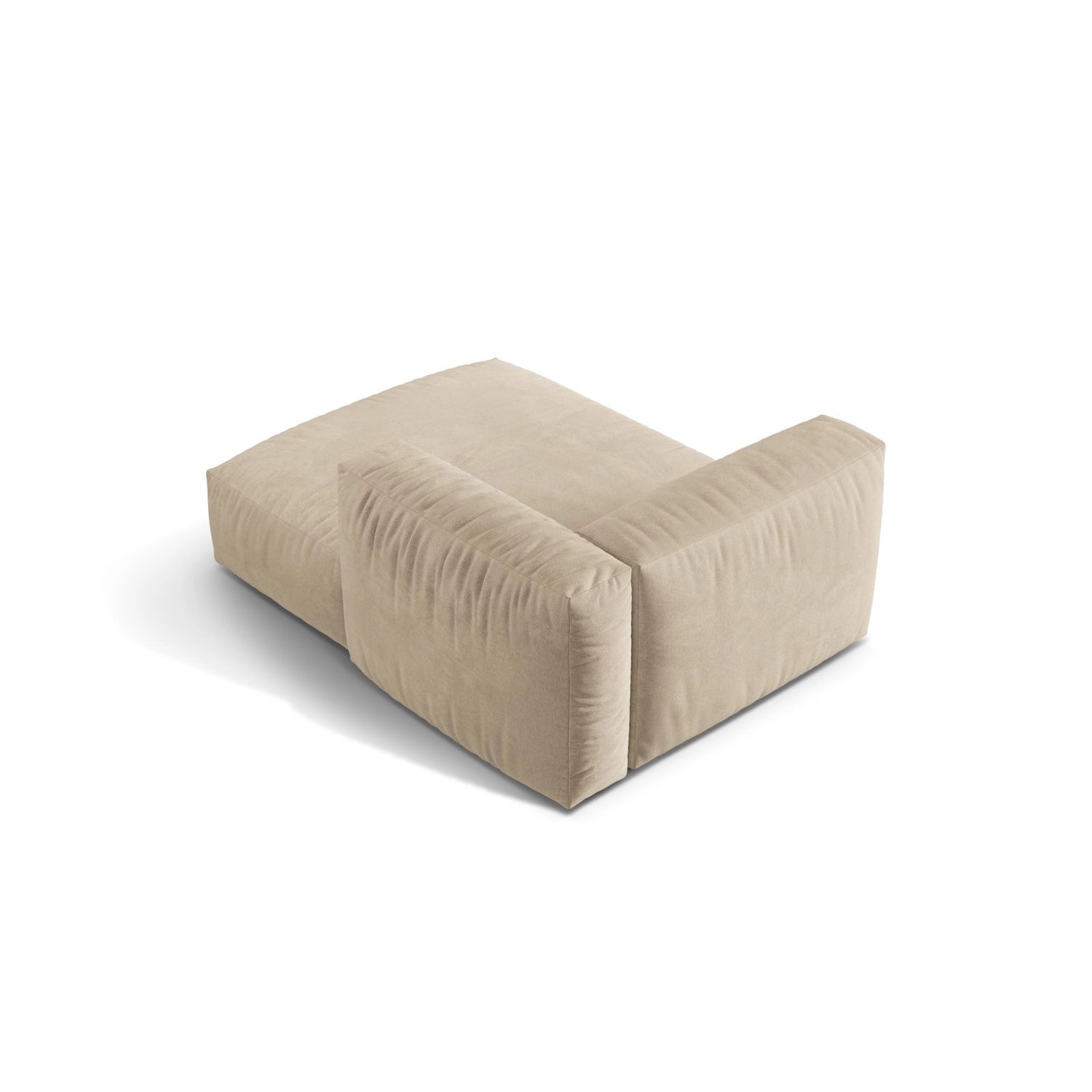 Martina Modulares Sofa Sitzelement, Rechte Seite, aus Samt, Cord, Boucle oder Strukturstoff, 176x120 cm von Micadoni – Bild 4