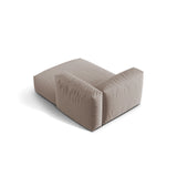 Martina Modulares Sofa Sitzelement, Rechte Seite, aus Strukturierter Stoff in Dunkelbeige (Boston Trufa), 176x120 cm von Micadoni – Bild 4