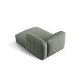 Martina Modulares Sofa Sitzelement, Rechte Seite, aus Strukturierter Stoff in Moosgrün (Boston Water Green), 176x120 cm von Micadoni – Bild 4