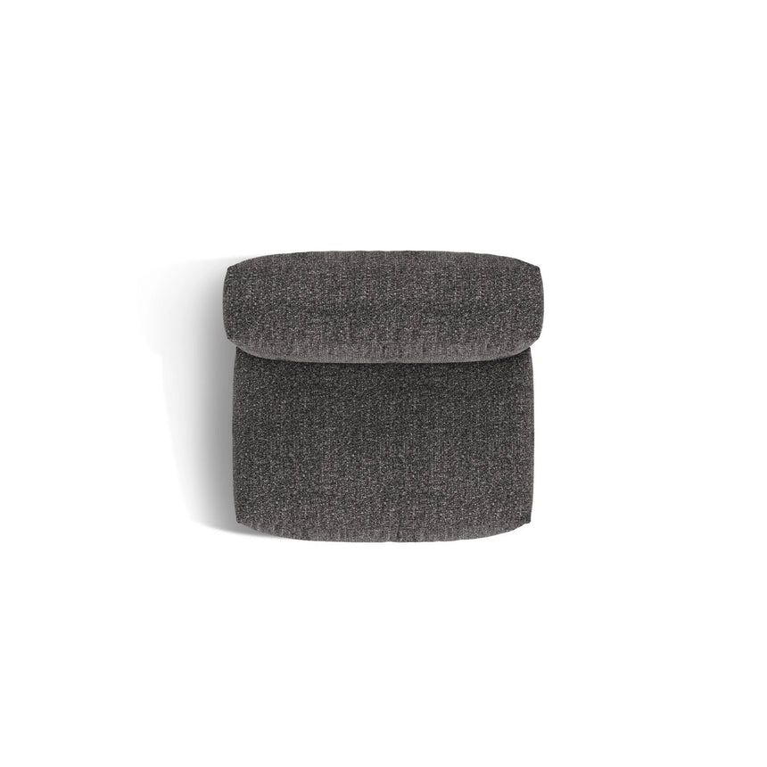 Martina Modulares Sofa Sitzelement, Sitztiefe 76 cm, aus Boucle in Anthrazit (Monet Anthracite), 106x90 cm von Micadoni – Bild 5