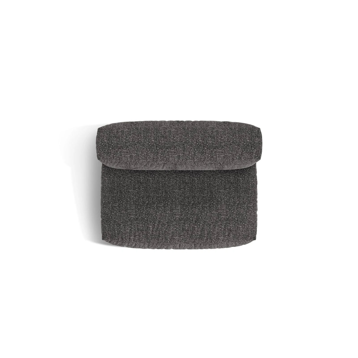 Martina Modulares Sofa Sitzelement, Sitztiefe 76 cm, aus Boucle in Anthrazit (Monet Anthracite), 132x106 cm von Micadoni – Bild 5