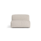 Martina Modulares Sofa Sitzelement, Sitztiefe 76 cm, aus Boucle in Beige (Monet Sand), 106x90 cm von Micadoni – Bild 1
