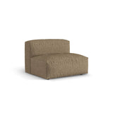 Martina Modulares Sofa Sitzelement, Sitztiefe 76 cm, aus Boucle in Cappuccino (Monet Cappucino), 106x90 cm von Micadoni – Bild 3