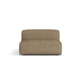 Martina Modulares Sofa Sitzelement, Sitztiefe 76 cm, aus Boucle in Cappuccino (Monet Cappucino), 132x106 cm von Micadoni – Bild 1