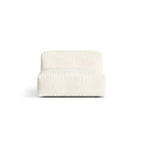 Martina Modulares Sofa Sitzelement, Sitztiefe 76 cm, aus Boucle in Elfenbein (Monet Nata), 106x90 cm von Micadoni – Bild 1