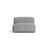 Martina Modulares Sofa Sitzelement, Sitztiefe 76 cm, aus Boucle in Graphit (Monet Graphite), 106x90 cm von Micadoni – Bild 1