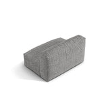 Martina Modulares Sofa Sitzelement, Sitztiefe 76 cm, aus Boucle in Graphit (Monet Graphite), 132x106 cm von Micadoni – Bild 4