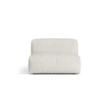 Martina Modulares Sofa Sitzelement, Sitztiefe 76 cm, aus Boucle in Grau Beige meliert (Monet Pearl), 106x90 cm von Micadoni – Bild 1