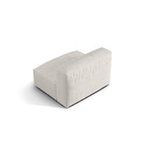 Martina Modulares Sofa Sitzelement, Sitztiefe 76 cm, aus Boucle in Grau Beige meliert (Monet Pearl), 106x90 cm von Micadoni – Bild 4
