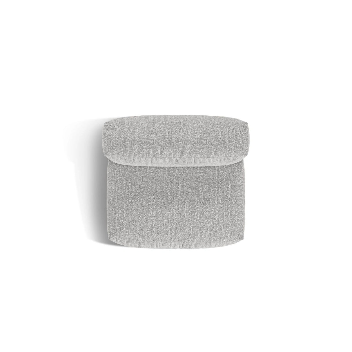 Martina Modulares Sofa Sitzelement, Sitztiefe 76 cm, aus Boucle in Silber (Monet Silver), 106x90 cm von Micadoni – Bild 5