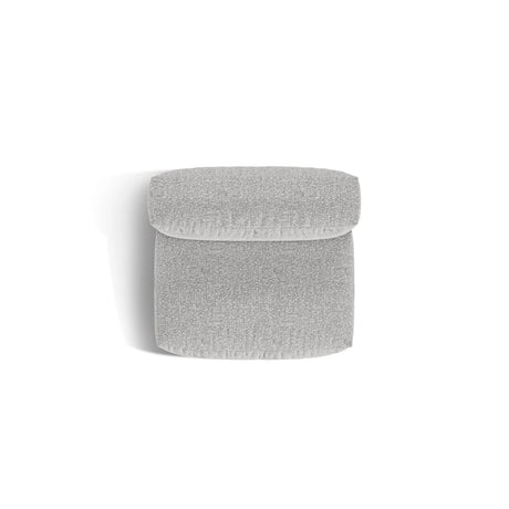 Martina Modulares Sofa Sitzelement, Sitztiefe 76 cm, aus Boucle in Silber (Monet Silver), 106x90 cm von Micadoni – Bild 5