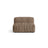 Martina Modulares Sofa Sitzelement, Sitztiefe 76 cm, aus Cord in Acorn (Tilia 17), 106x90 cm von Micadoni – Bild 1