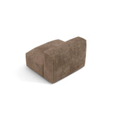 Martina Modulares Sofa Sitzelement, Sitztiefe 76 cm, aus Cord in Acorn (Tilia 17), 106x90 cm von Micadoni – Bild 4